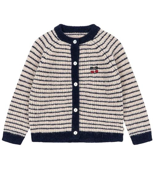 Konges Sløjd Cardigan - Uld - Barli - Navy Stripe