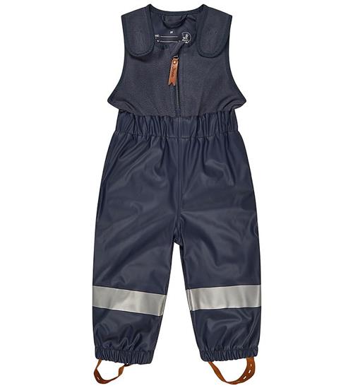 Se Sterntaler Regnbukser m. Fleece - PU - Navy hos KidsWorld