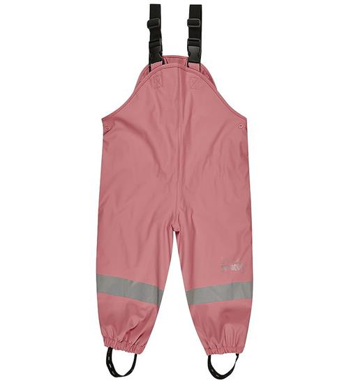 Sterntaler Regnbukser m. Seler/Fleece - PU - Mørk Rosa