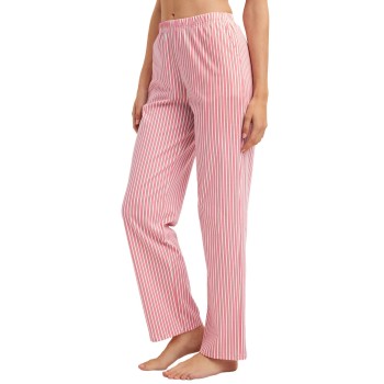 Calida Sleep Over Pyjama Pants Rosa stribet bomuld Large Dame