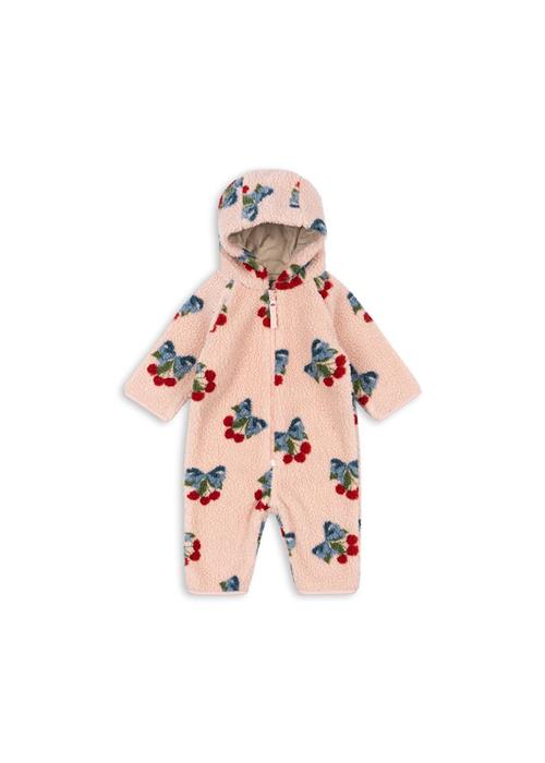 Konges Sløjd Jody Teddy-overtræksdragt Amarena Rose  Amarena Rose 9 months  Lyserød  9 måneder  Piger