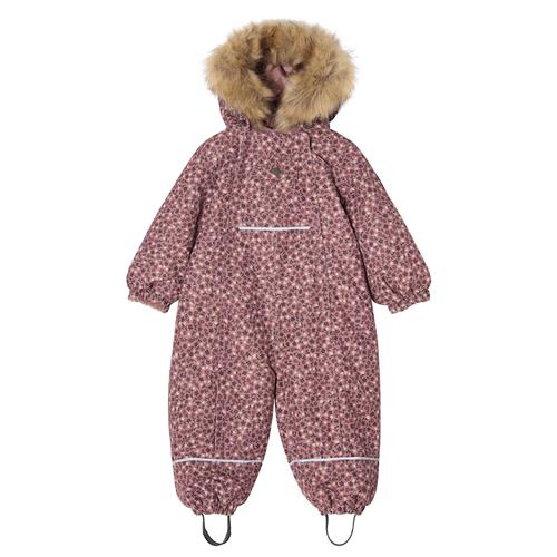 Kuling Val D'Isere Vinteroveralls Lilac Flower  Lilac Flower-92 cm  Lilla  92 cm  Drenge, Piger