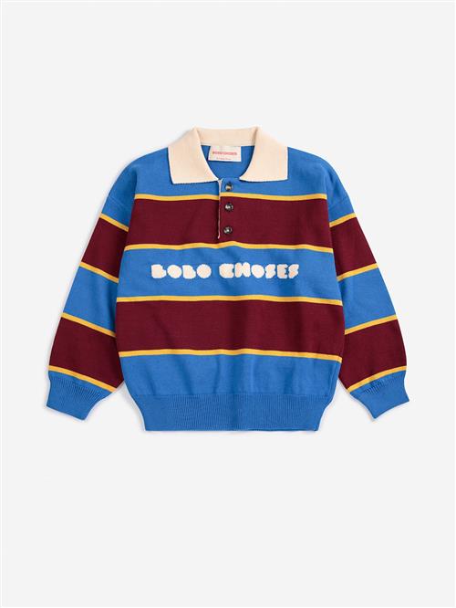 Bobo Choses Bolder Polo-trøje Multicolor  Multicolor 4-5 Y  Blå  4-5 år  Drenge