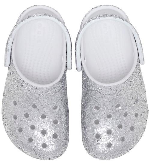 Crocs Sandaler - Classic Dazzle Glitter - Silver