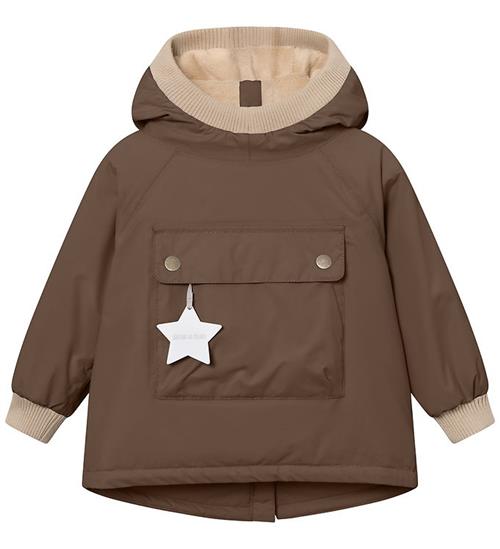 Mini A Ture Anorak - MatBabywen - Chestnut brown