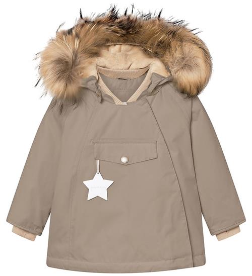 Mini A Ture Jakke - MatWang - Grey brown
