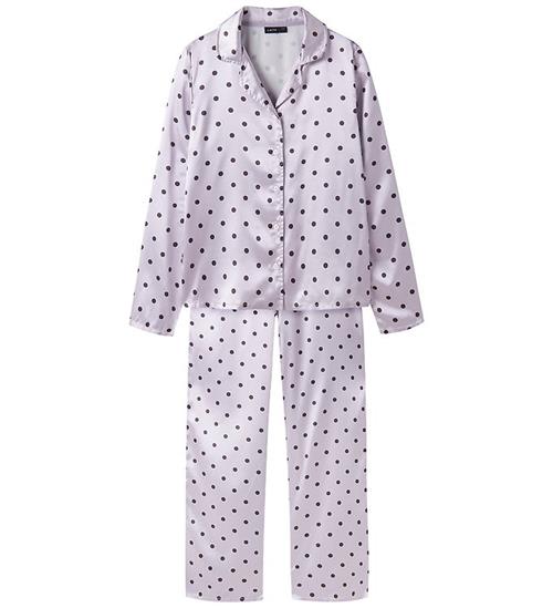 LMTD Pyjamas Sæt - NlfDreamy - Misty Lilac/W. Raisin