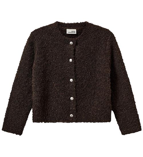 Sofie Schnoor Cardigan - Strikket - KyraKb - Dark Brown