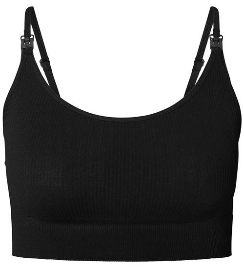 Noppies Amme-Top - Rib - Mira Seamless - Sort