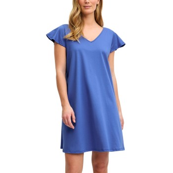 Calida Flower Dreams Nightdress Kornblå bomuld Medium Dame