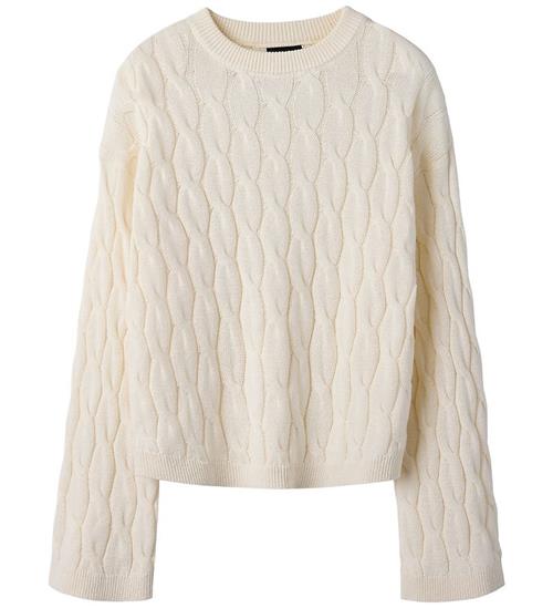 LMTD Bluse - Strik - NlfNatala - Antique White