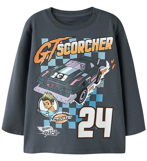 Name It Bluse - Hotwheels - NmmSteven - Ombre Blue