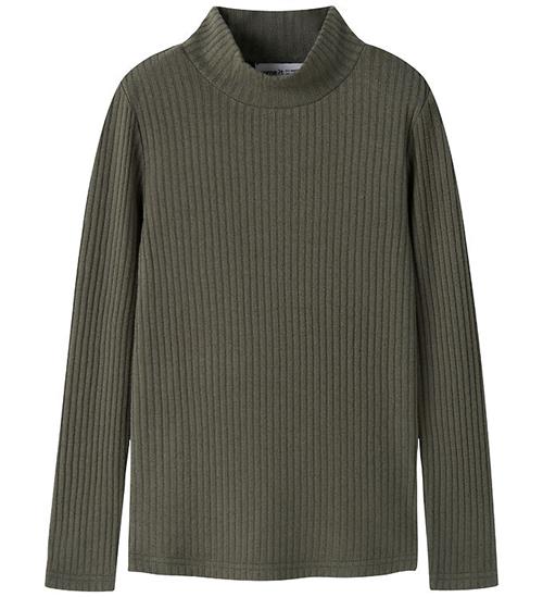 Name It Bluse - NkfOmaggie - Olive Night