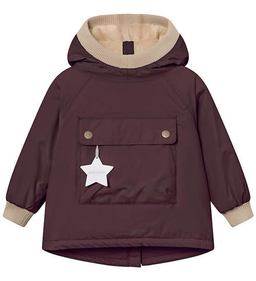 Mini A Ture Vinterjakke - MatBaby Wen Fleece Anorak - Fudge aube