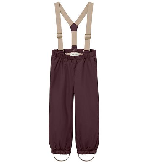 Mini A Ture Skibukser m. Seler - MatWilas - Fudge Aubergine