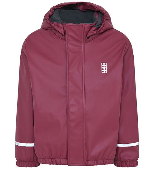 LEGOÂ® Wear Regnjakke m. Fleece - PU - LWJipe 708 - Bordeaux