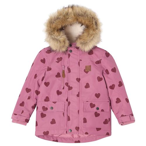 Kuling Val Thorens Parkas Mauve Hearts  Mauve Hearts-92 cm  Lyserød  92 cm  Drenge, Piger