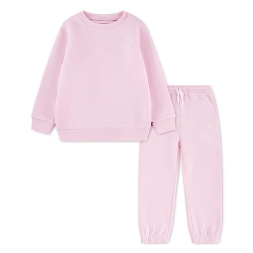 Levi's Lvn Hoodie & Jogger Set Crystal Rose-2 Y  Lyserød  2 år  Piger
