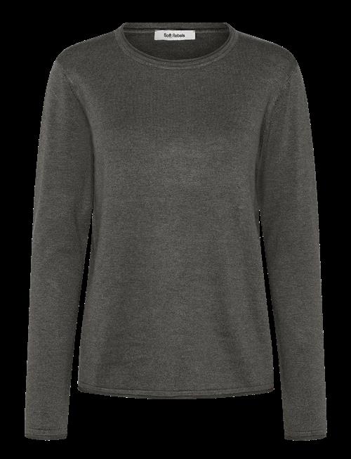 Soft Rebels | Srmarla O-Neck Knit Roll Edge | S