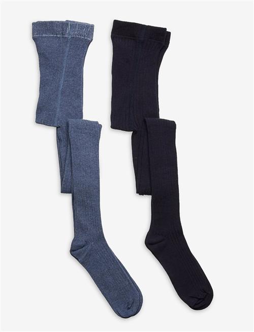 Minymo | Stocking - Solid Rib 2-Pack | 80-86