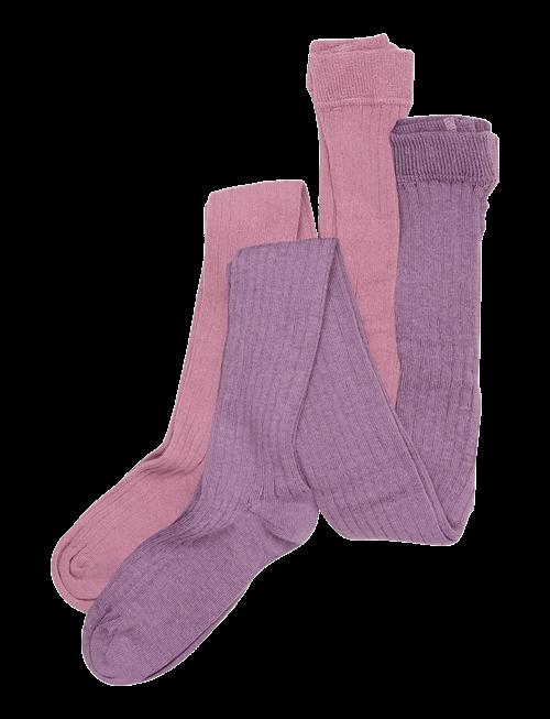 Minymo | Stocking - Solid Rib (2-Pack) | 104\110