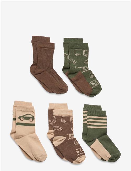 Minymo | Sock W. Pattern (5-Pack) | 15\18