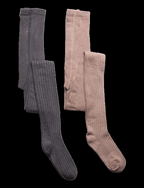 Minymo | Stocking - Bamboo Rib (2-Pack) | 140\146
