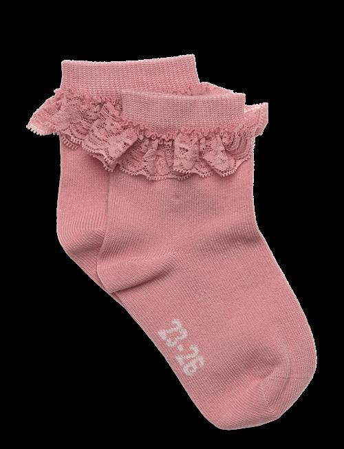 Minymo | Ankle Sock W. Lace | 35/38