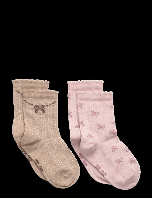Minymo | Socks W. Lettuce Edge (2-Pack) | 35\38