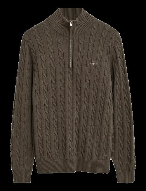 Gant | Cable Knit Half-Zip Sweater | XXXL