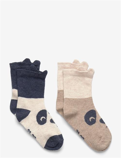 Minymo | Socks W. 3D Effect (2-Pack) | 19\22