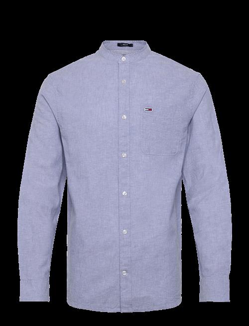 Tommy Jeans | Tjm Linen Mix Band Collar Shirt | M