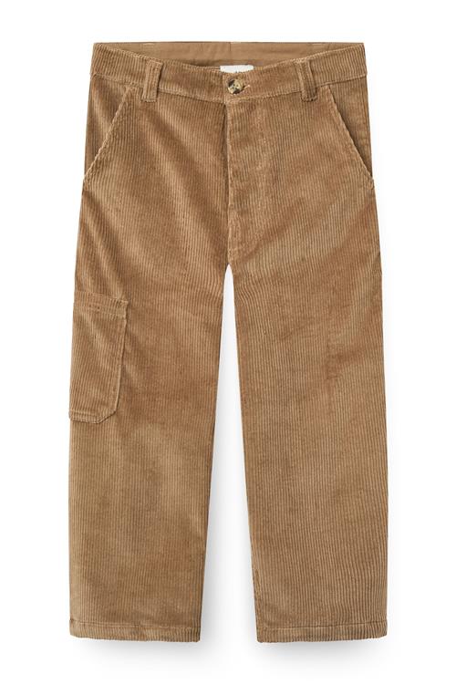 Copenhagen Colors Corduroy Cargo Pants Brown-98 cm  Brun  98 cm  Drenge