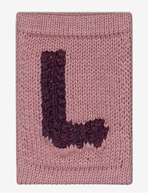 Smallstuff | Knitted Letter L, Rose | ONE SIZE 10 cm