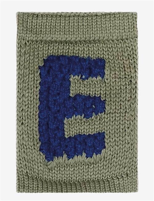 Smallstuff | Knitted Letter E, Blue | ONE SIZE 10 cm
