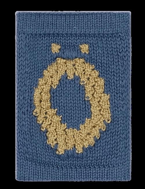 Smallstuff | Knitted Letter Ö, Blue | ONE SIZE 10 cm