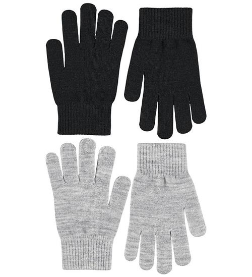 Molo Handsker - Akryl/Uld - Kiddy - 2-pak - Grey Melange