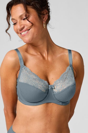 Hunkemöller Ikke-formstøbt bøjle-bh Sophie Blå