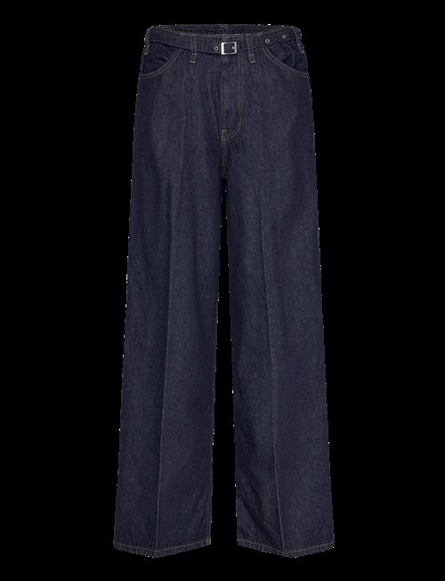 Mango | Rinse-Wash Wide Leg Jeans With Belt | 34