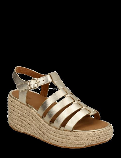 FitFlop | Platfforms Espadr. Leather Fisherman Wedge Sandals | 42