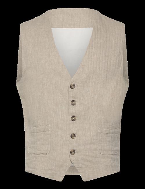 Lindbergh | Cotton Linen Waistcoat | S