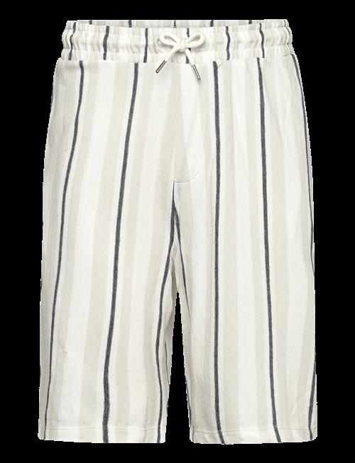Lindbergh | Striped Terry Shorts With Elastic W | XXXL