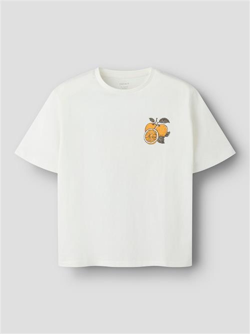 Name It T-shirt Cloud Dancer  Cloud Dancer 134/140 cm  Hvid  134/140 cm  Piger