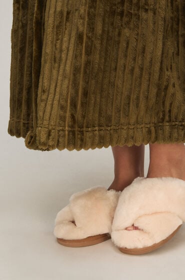 Hunkemöller Hjemmesko Sheepskin Hvid