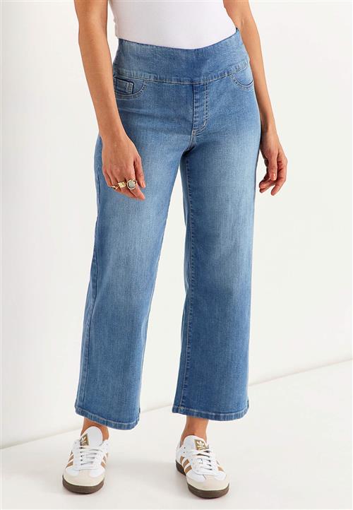 Cellbes of Sweden Brede ankellange jeans med høj talje Elisa