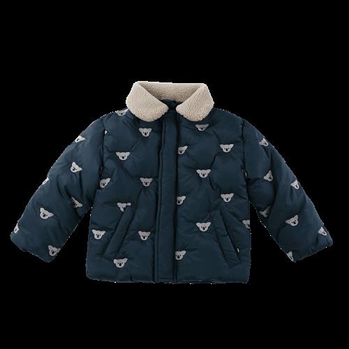 Donsje Amsterdam Florus Pufferjakke Blue Marine  Blue Marine-2-3 Y  Blå  2-3 år  Drenge, Piger