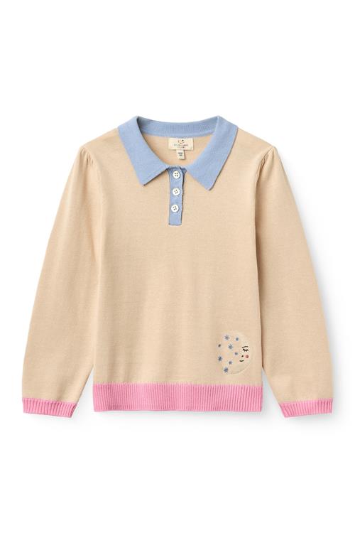Copenhagen Colors Polo Beige Moon Comb  Beige Moon Comb-116 cm  Beige  116 cm  Piger