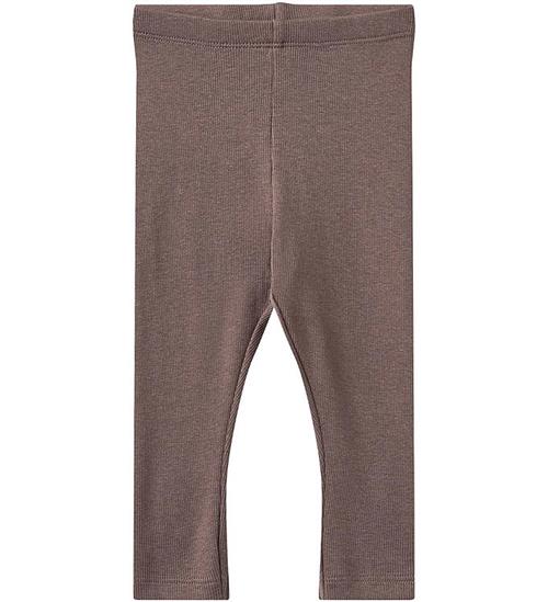 Wheat Leggings - Rib - Maddy - Plum Truffle