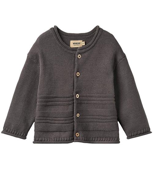 Wheat Cardigan - Strik - Gunnar - Dark Charcoal