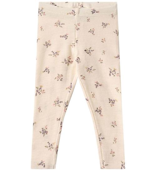 Wheat Leggings - Uld - Agi - Eggshell Flowers